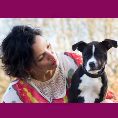 Une femme et son chien